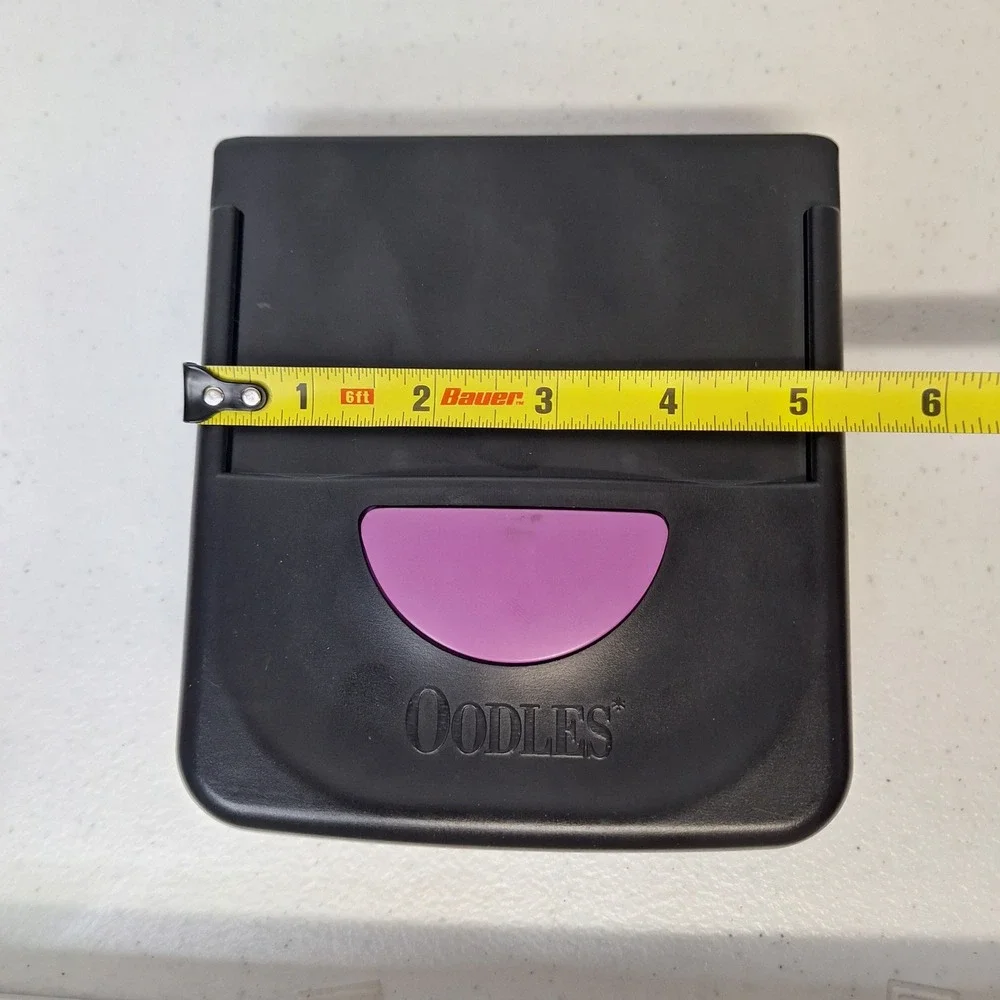 Vintage Milton Bradley Oodles Electronic Word Game Console 1992‎ Black Purple